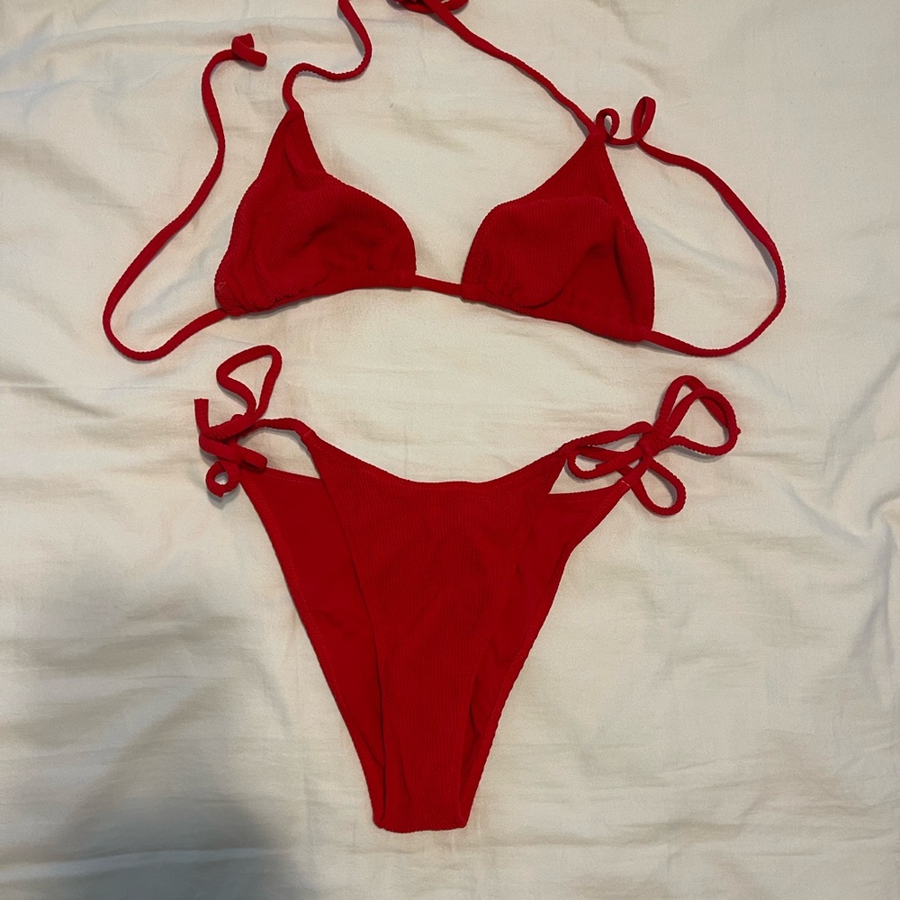 Rhythm Vibrant Red Swimwear